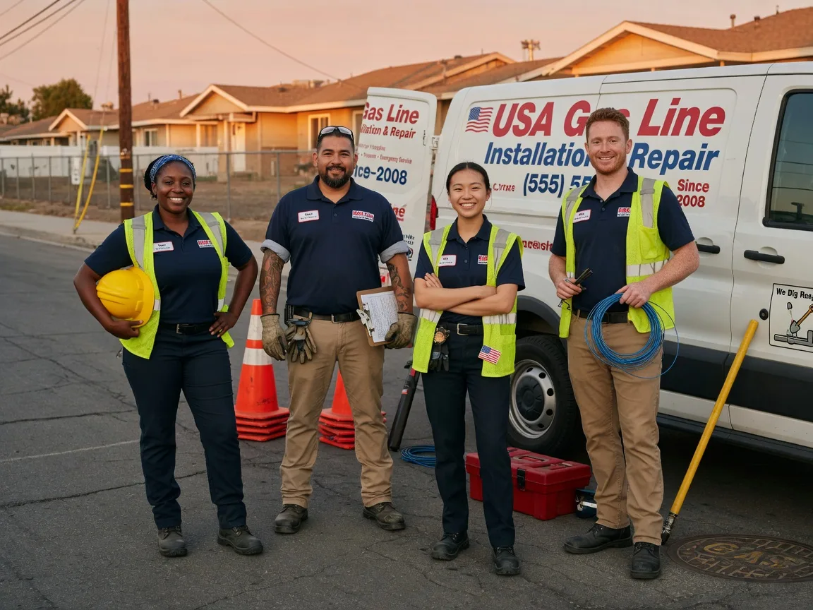 Gas Line Installation company in Roanoke, LA